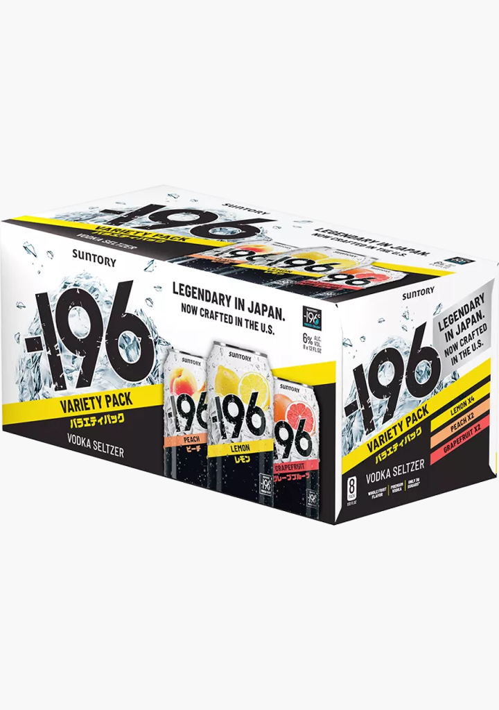 Suntory '-196' Variety Pack - 8x355mL – Willow Park Wines