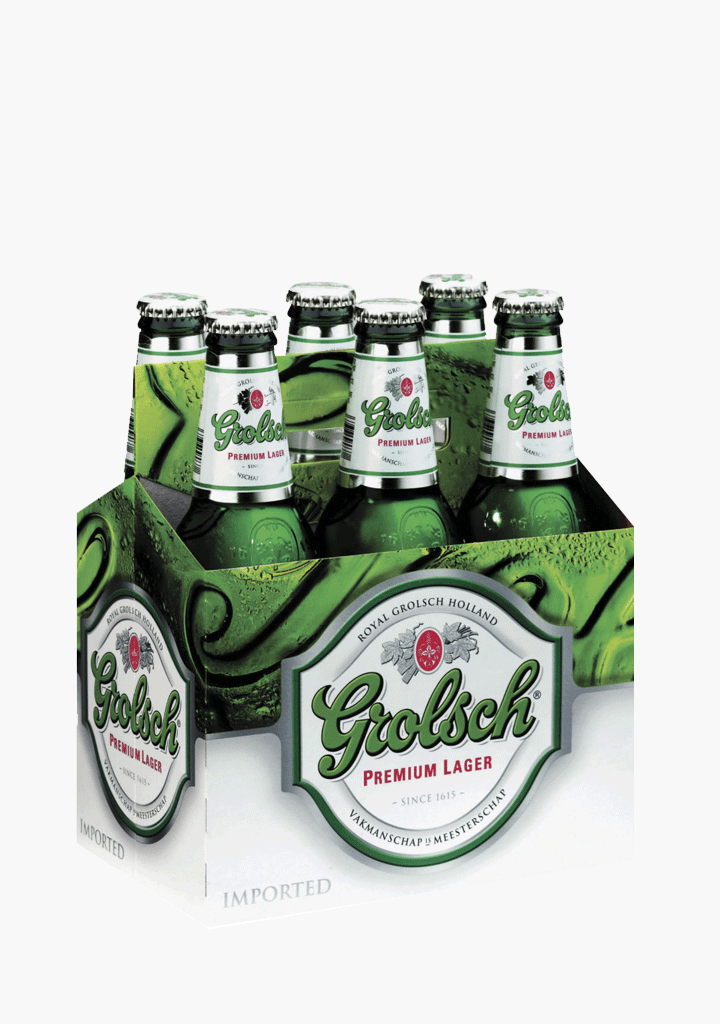Grolsch Premium Lager Bottles - 6x330ML – Willow Park Wines