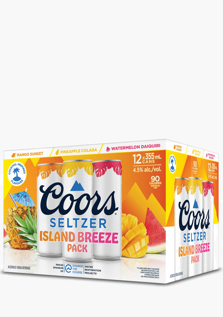 Coors Seltzer Island Breeze Mixer - 12x355ML