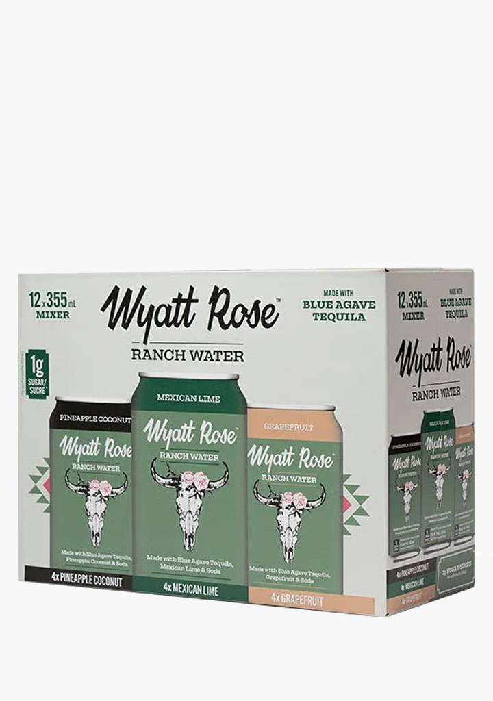 Wyatt Rose Ranch Water Mixer - 12x355ML