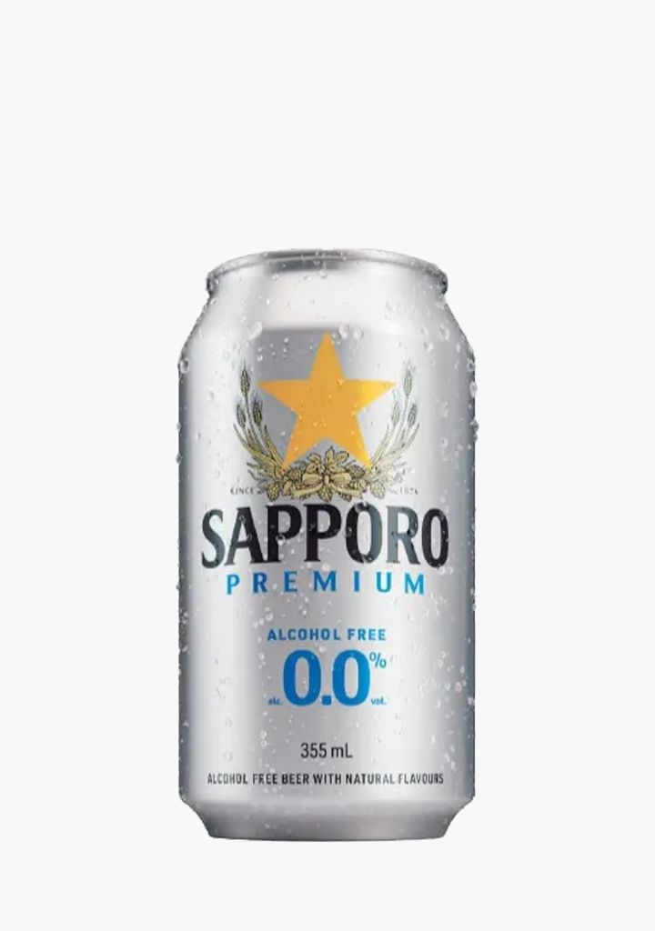 Sapporo 0.0% Alcohol Free - 6x355ML