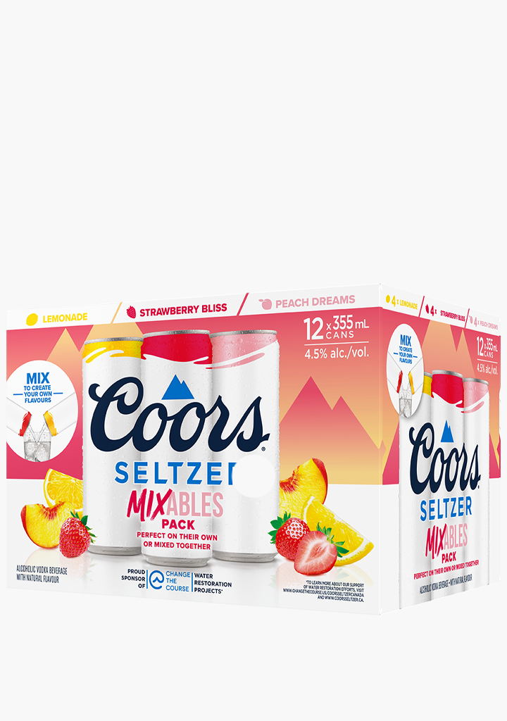 Coors Seltzer Mixables - 12x355ML