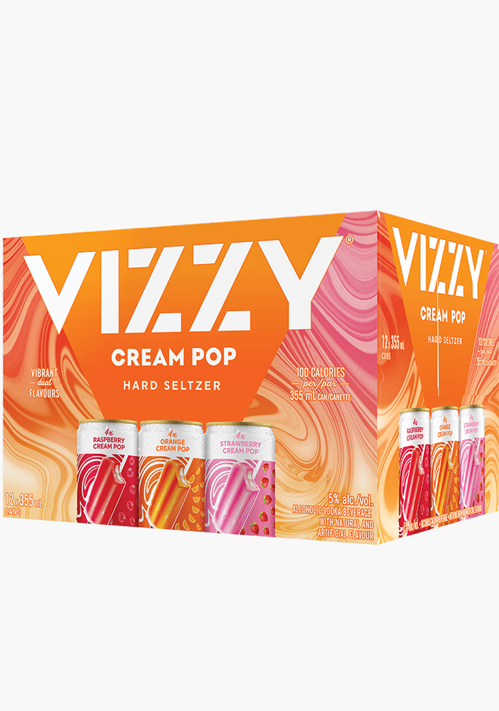 Vizzy Cream Pop Variety Pack - 12x355ML