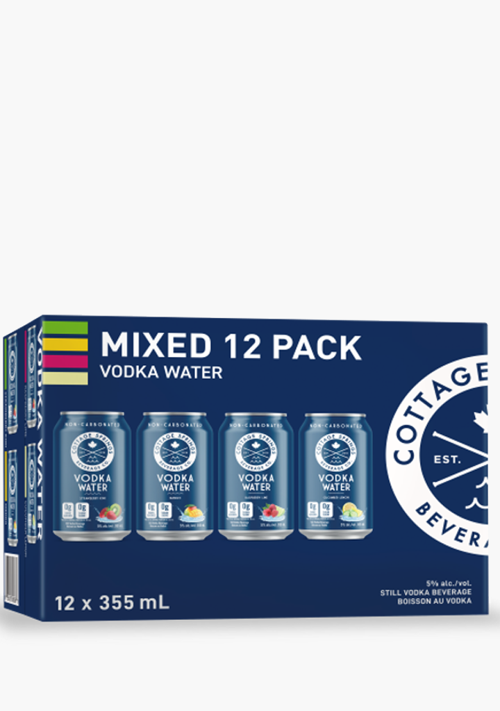 Cottage Springs Vodka Water - 12x355ML