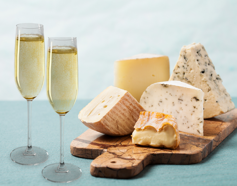 Wine & Cheese That Sparkle