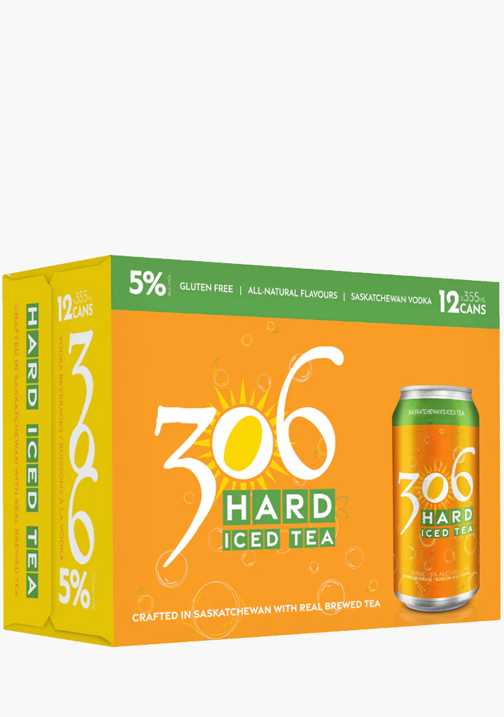 Great Western 306 Hard Iced Tea - 12x355ML