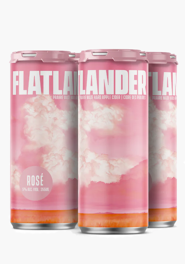 Flatlander Rose Cider - 4x355ML