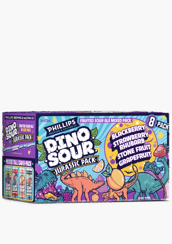 Phillips Dinosour Jurassic Mixer - 8 x 473ML