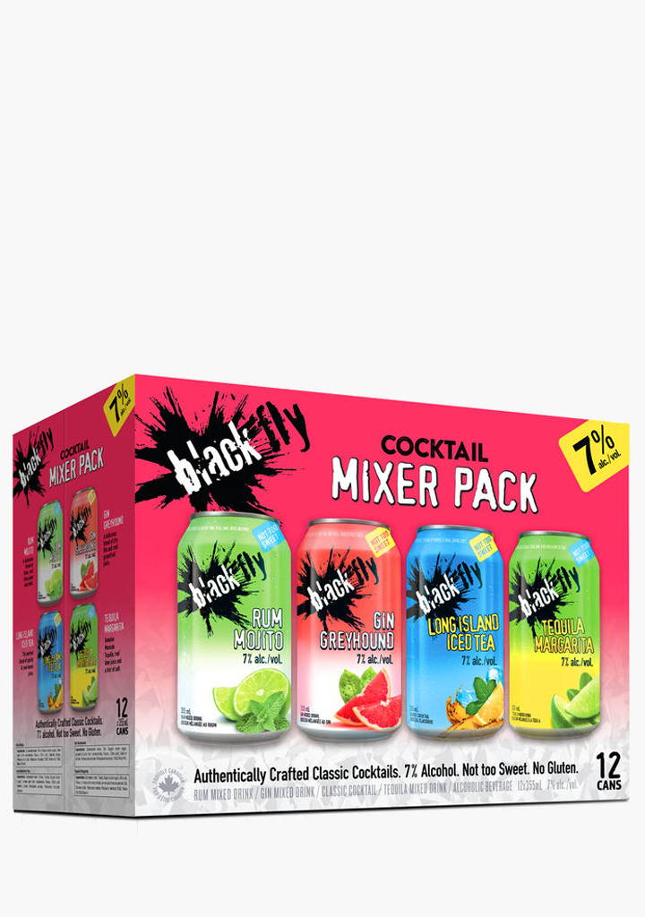 Black Fly Cocktail Mixer - 12x355ML