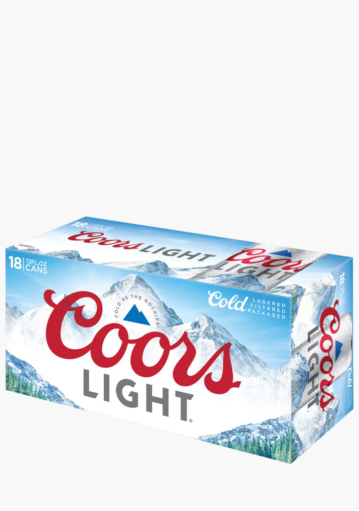 Coors Light Cans - 18 x 355ML