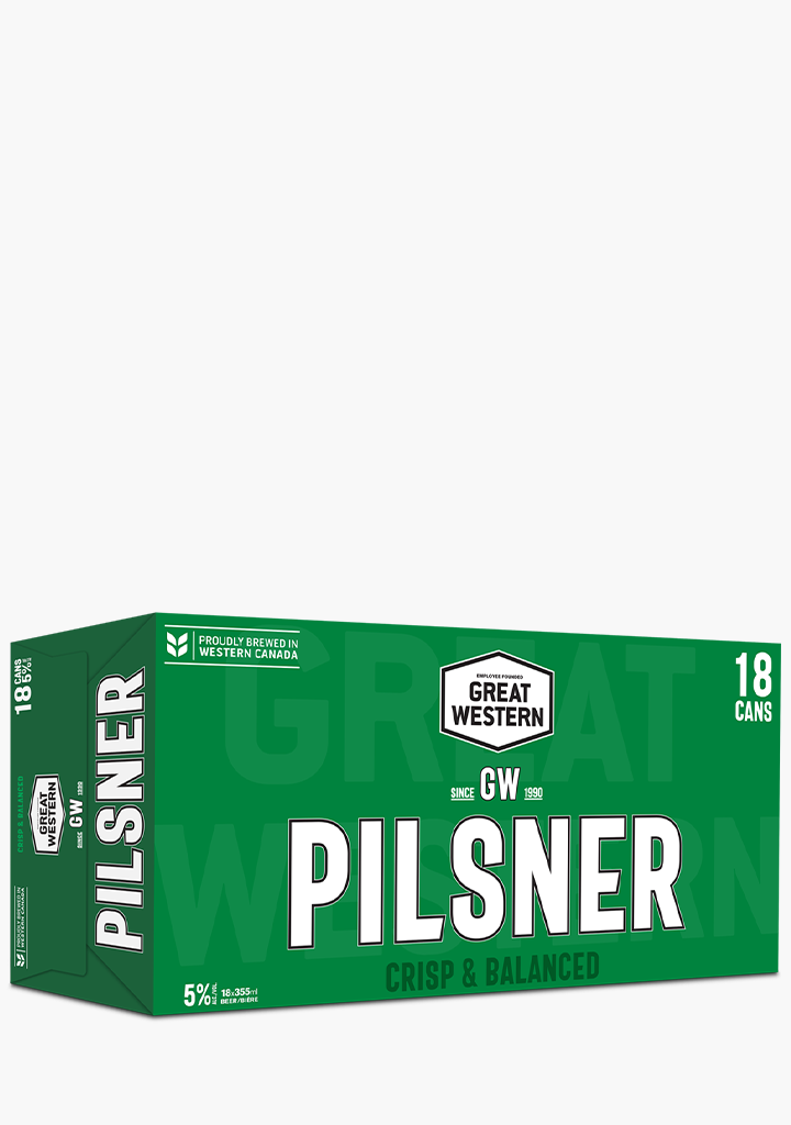 Great Western Pilsner Cans - 18x355ML