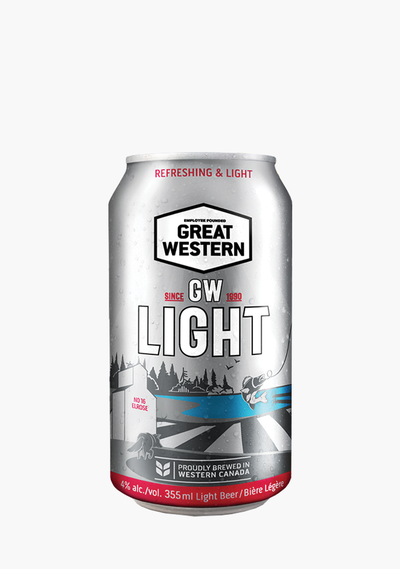 Great Western Light Cans - 18x355ML