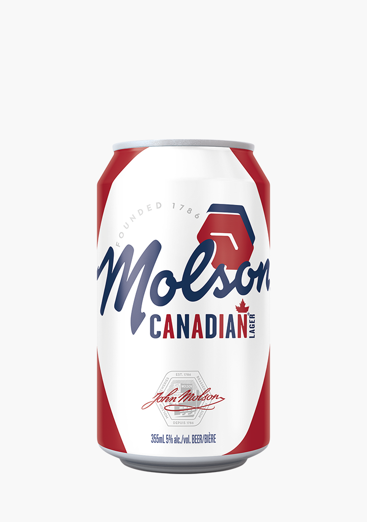 Molson Canadian Lager - 18x355ML – Willow Park Wines & Spirits Saskatchewan