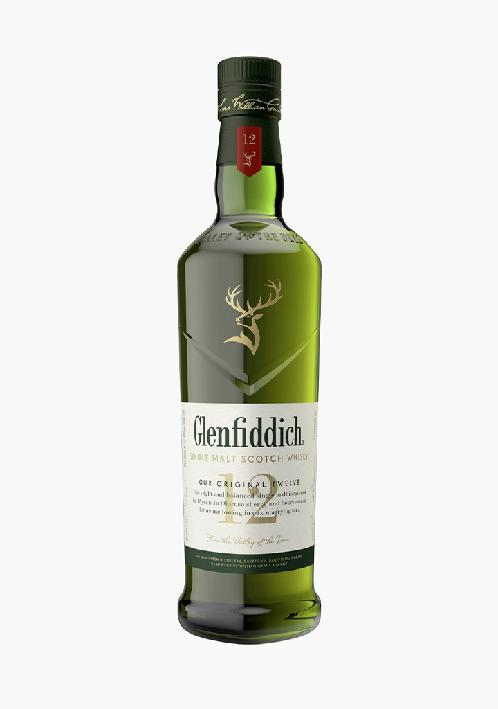 Glenfiddich 12 Year Old Single Malt Scotch Whisky