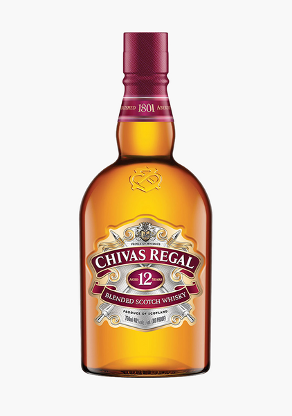 Chivas Regal 12 Year Old Blended Scotch Whisky – Willow Park Wines