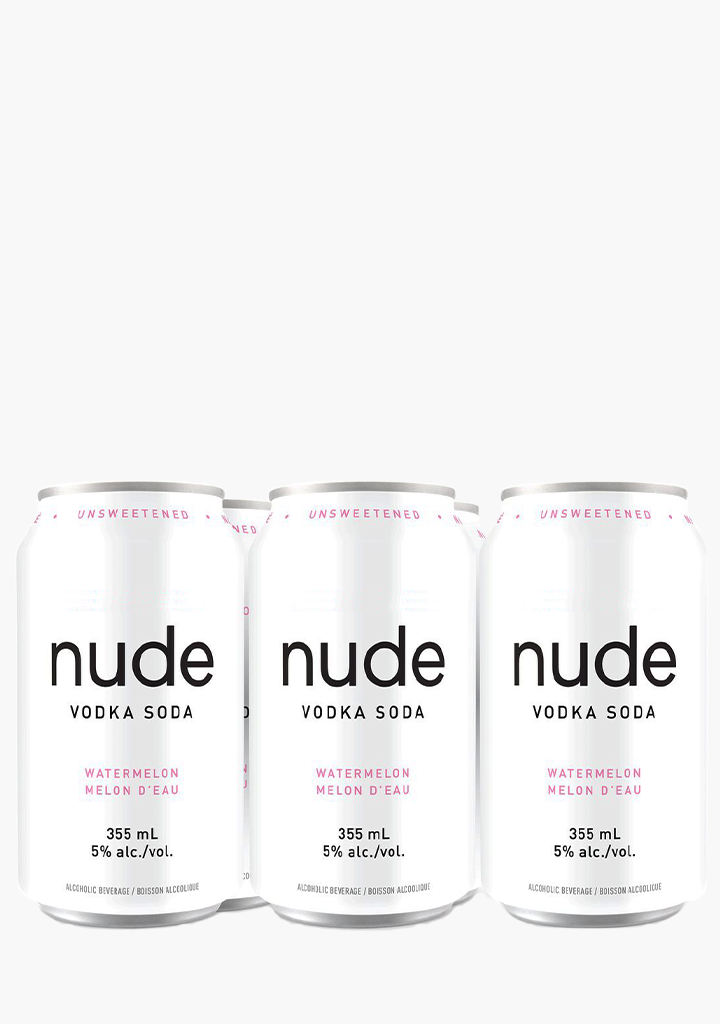 Nude Watermelon Vodka Soda - 6 x 355ML