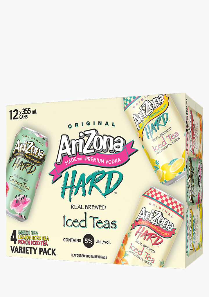 AriZona Hard Iced Teas Variety Pack - 12 x 355ML